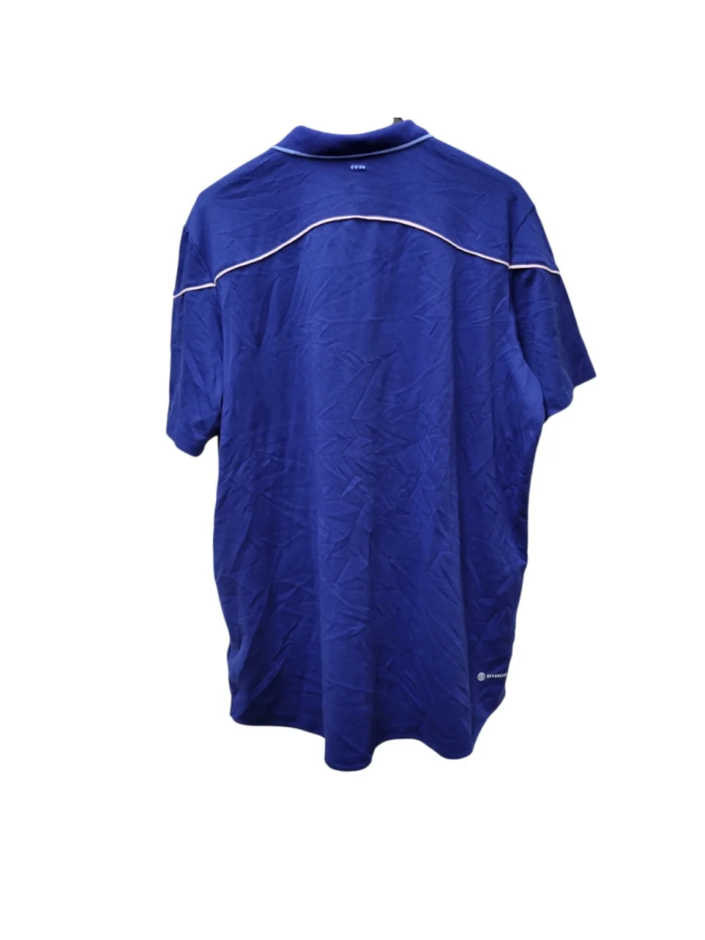 Adidas Aeroready Men's Blue Tennis Golf Short-Sleeves Polo Shirt Size XL